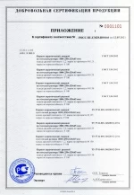 Приложение  пустотелый размера 1НФ и 1,4НФ